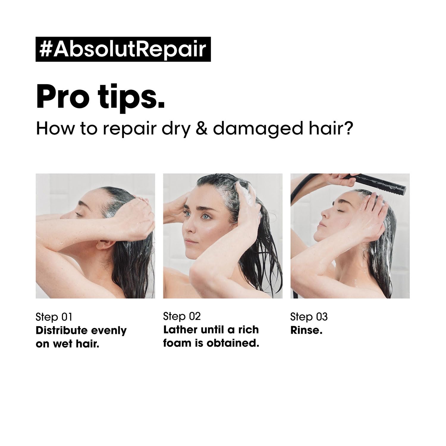 L'Oréal Professionnel Absolut Repair Shampoo With Protein And Gold Quinoa For Dry And Damaged Hair, Serie Expert, 300Ml loreal absolut shampoo by Sandeep kapoor how to use